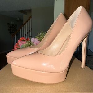 Steve Madden Nude Platform Heels